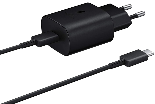 Original Samsung USB-C Schnell Ladegerät 25 Watt Adapter TA800-EBE schwarz NEU