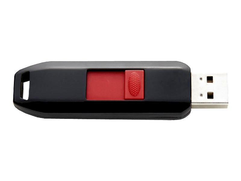 USB FlashDrive 8GB Intenso Business Line Blister schwarz/rot
