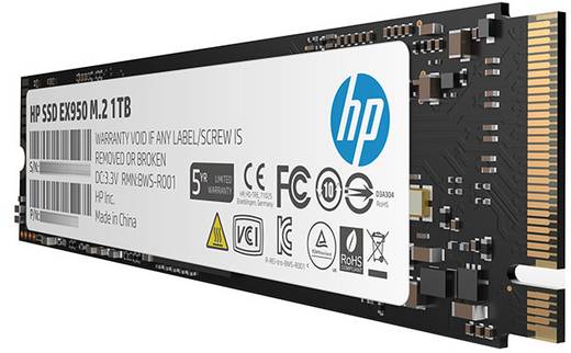 HP SSD  1TB M.2  S-ATA NVMe EX950 Retail 5MS23AA#ABB