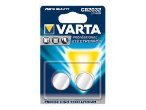 Varta Batterie Lithium Knopfzelle CR2032 3V Blister (2-Pack) 06032 101 402