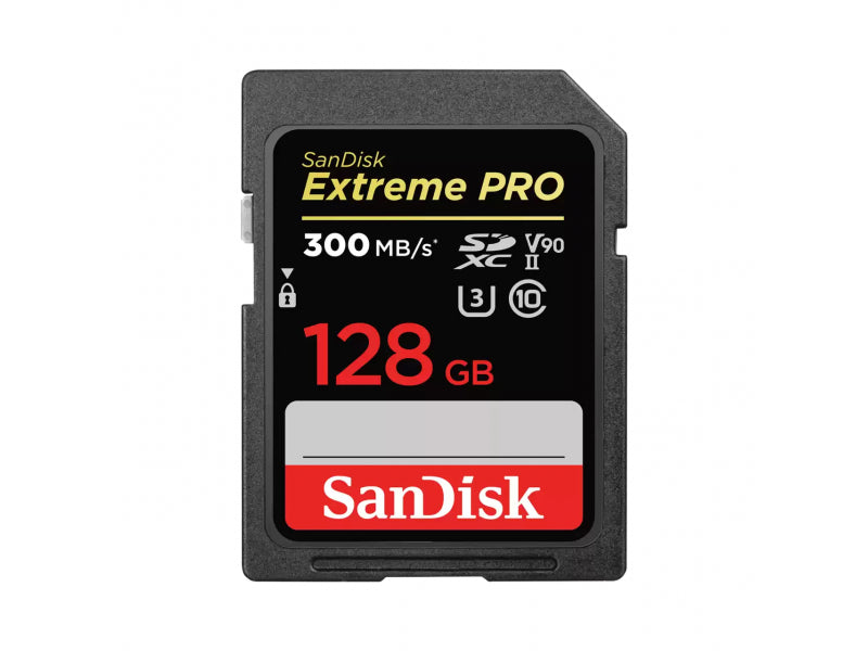 SanDisk Extreme PRO SDXC CARD 128 GB UHS-II V90 300MB/s SDSDXDK-128G-GN4IN