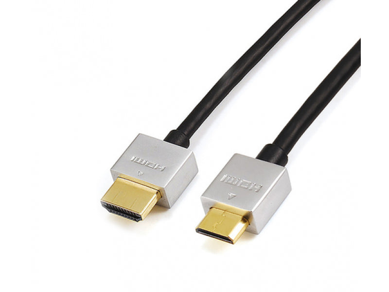 Reekin HDMI Kabel - 2 0 Meter - FULL HD Ultra Slim Mini (Hi-Speed w. Eth.)