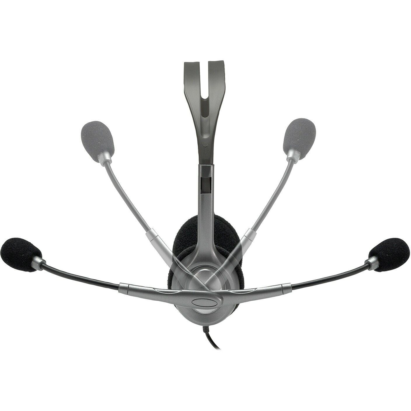Logitech H110 Grau, Kopfbügel, Headset mit Geräuschunterdrückung, 3,5 mm