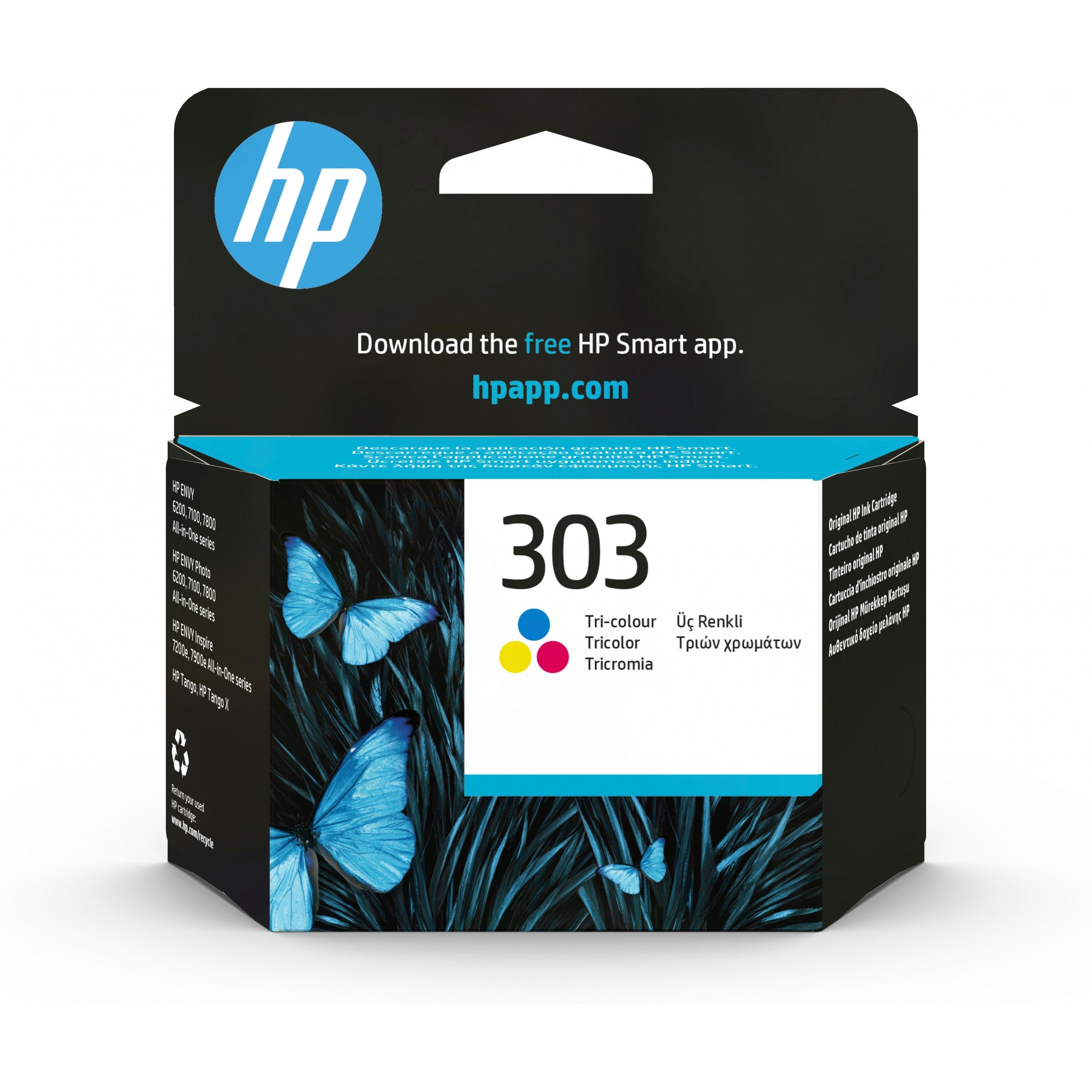 HP Druckerpatrone Tintenpatrone 303 T6N01AE Color (Cyan/Magenta/Gelb)