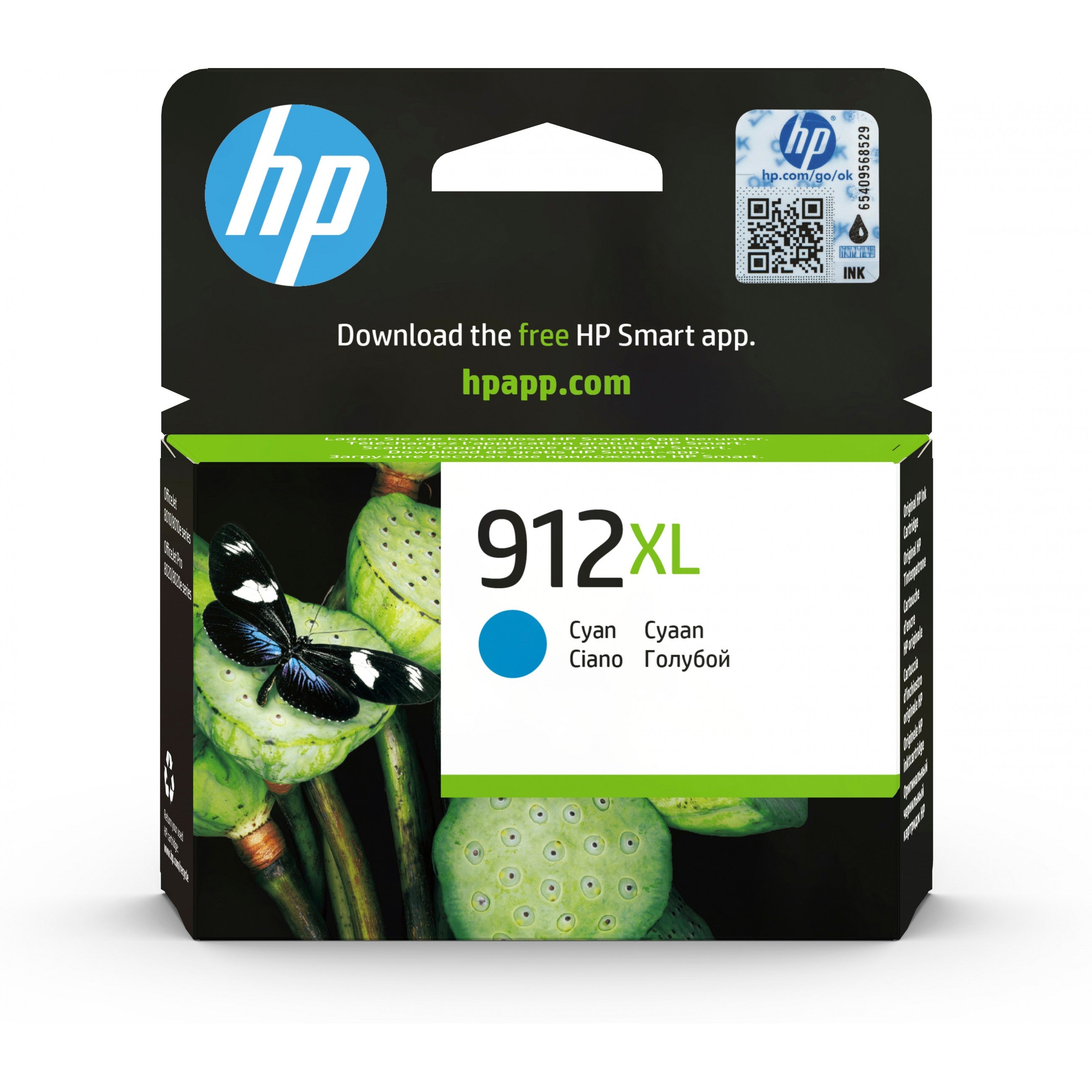 HP Druckerpatrone Tintenpatrone 912XL 3YL81AE Cyan