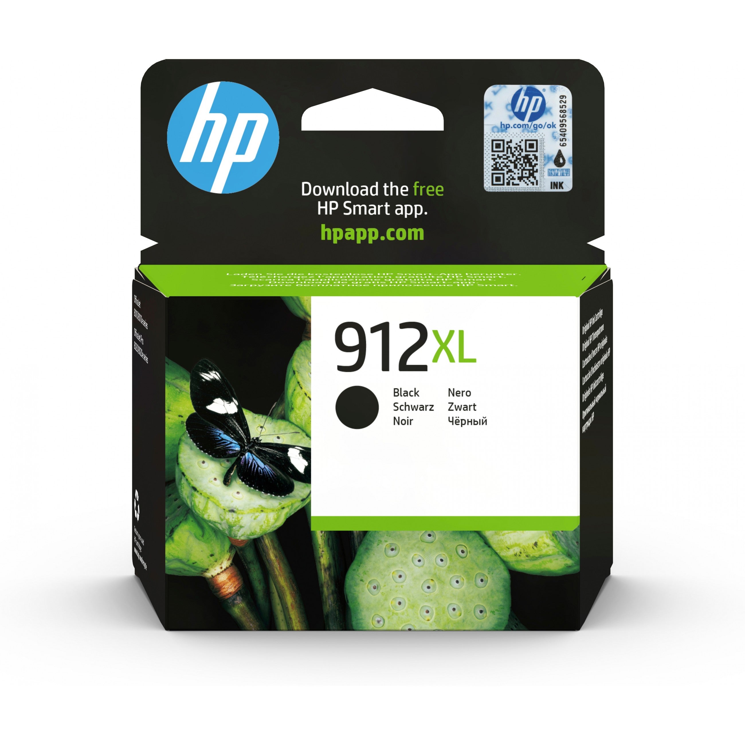 HP Druckerpatrone Tintenpatrone 912XL 3YL84AE Schwarz