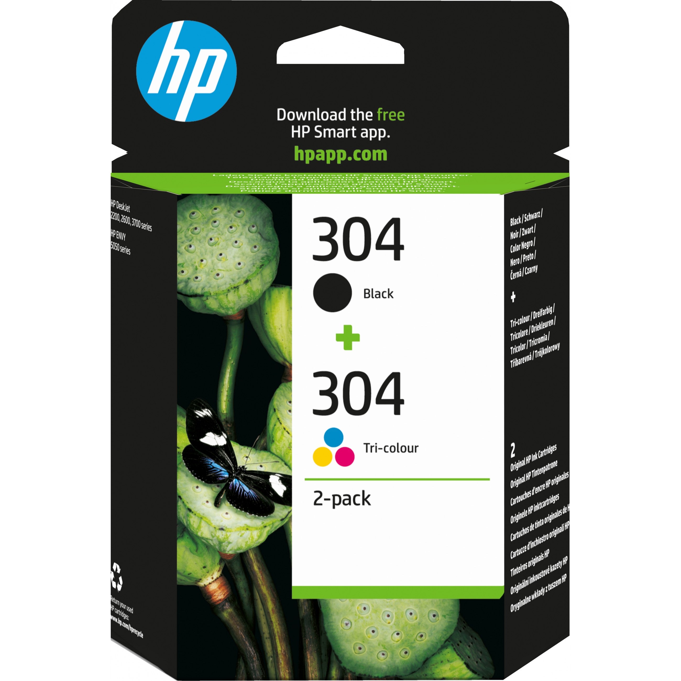 HP Druckerpatrone Tintenpatrone 304 3JB05AE Multipack (BK/C/M/Y)