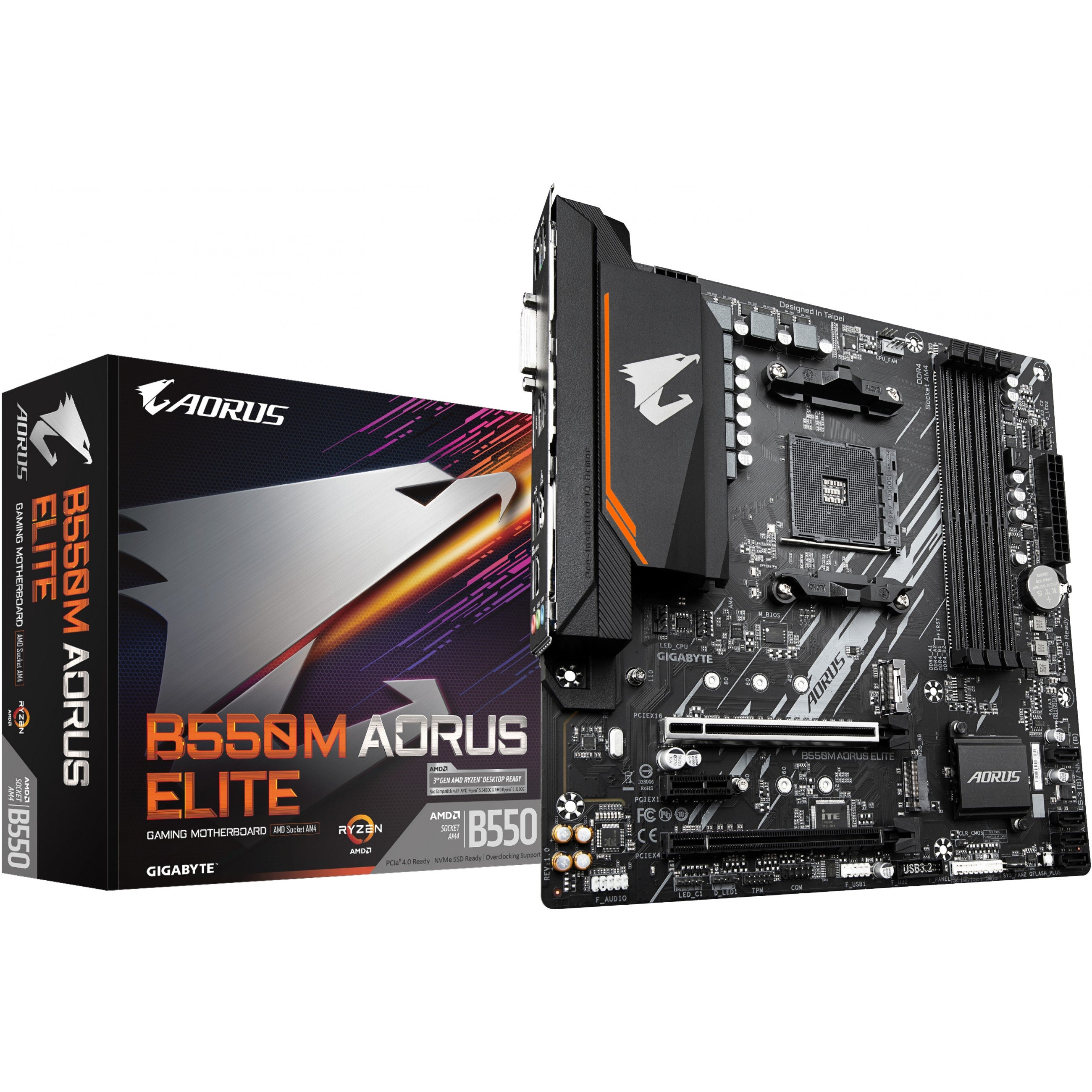 Mainboard  AM4 Gigabyte B550M AORUS ELITE mATX