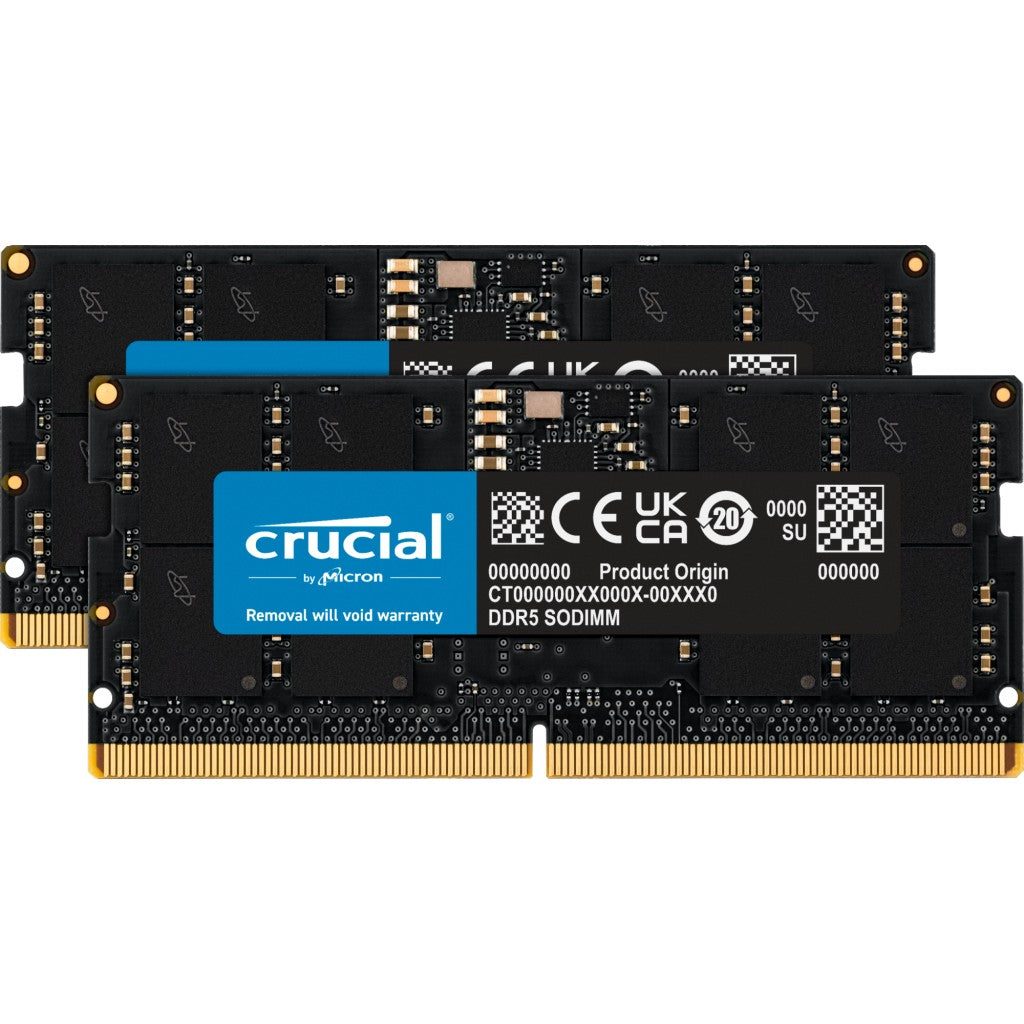 Arbeitsspeicher 4800 32GB Crucial 2x16GB KIT CL40 SODIMM