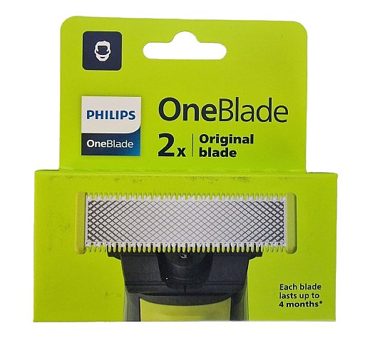 Philips OneBlade Ersatzklinge 2x Original Rasierklingen QP220/50