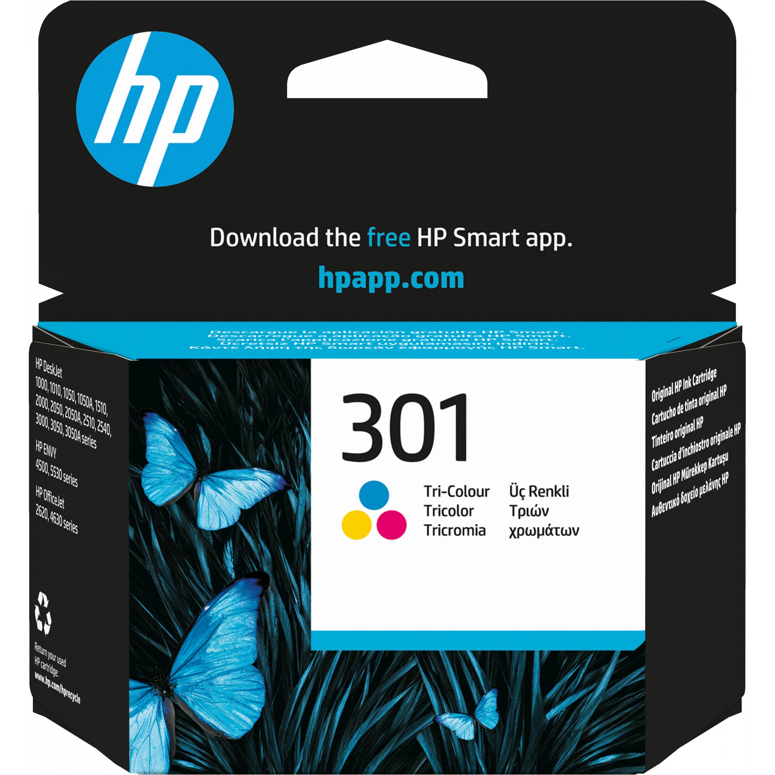 HP Druckerpatrone Tintenpatrone 301 CH562EE Color (Cyan/Magenta/Gelb)