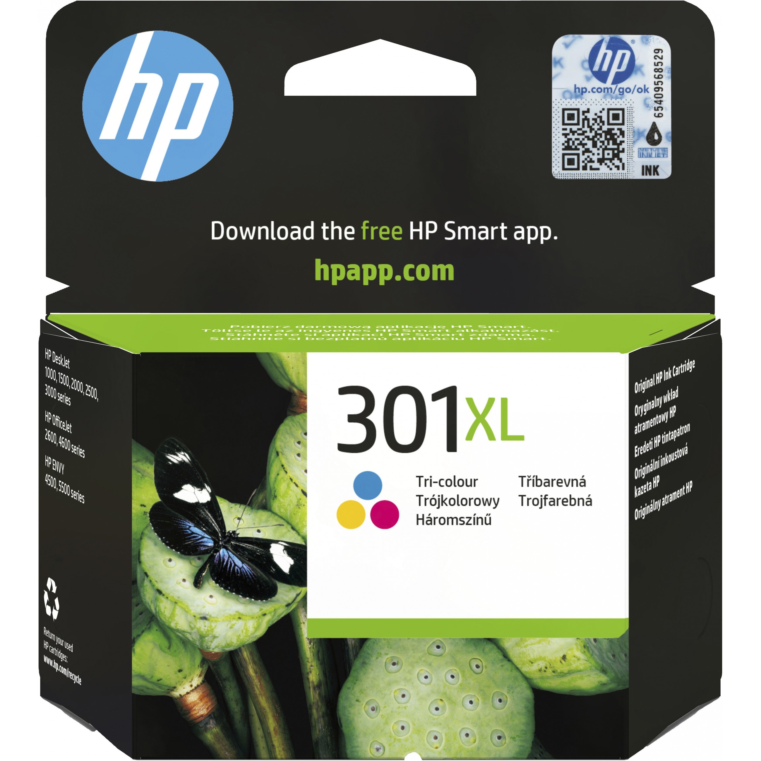 HP Druckerpatrone Tintenpatrone 301XL CH564EE Color (Cyan/Magenta/Gelb)