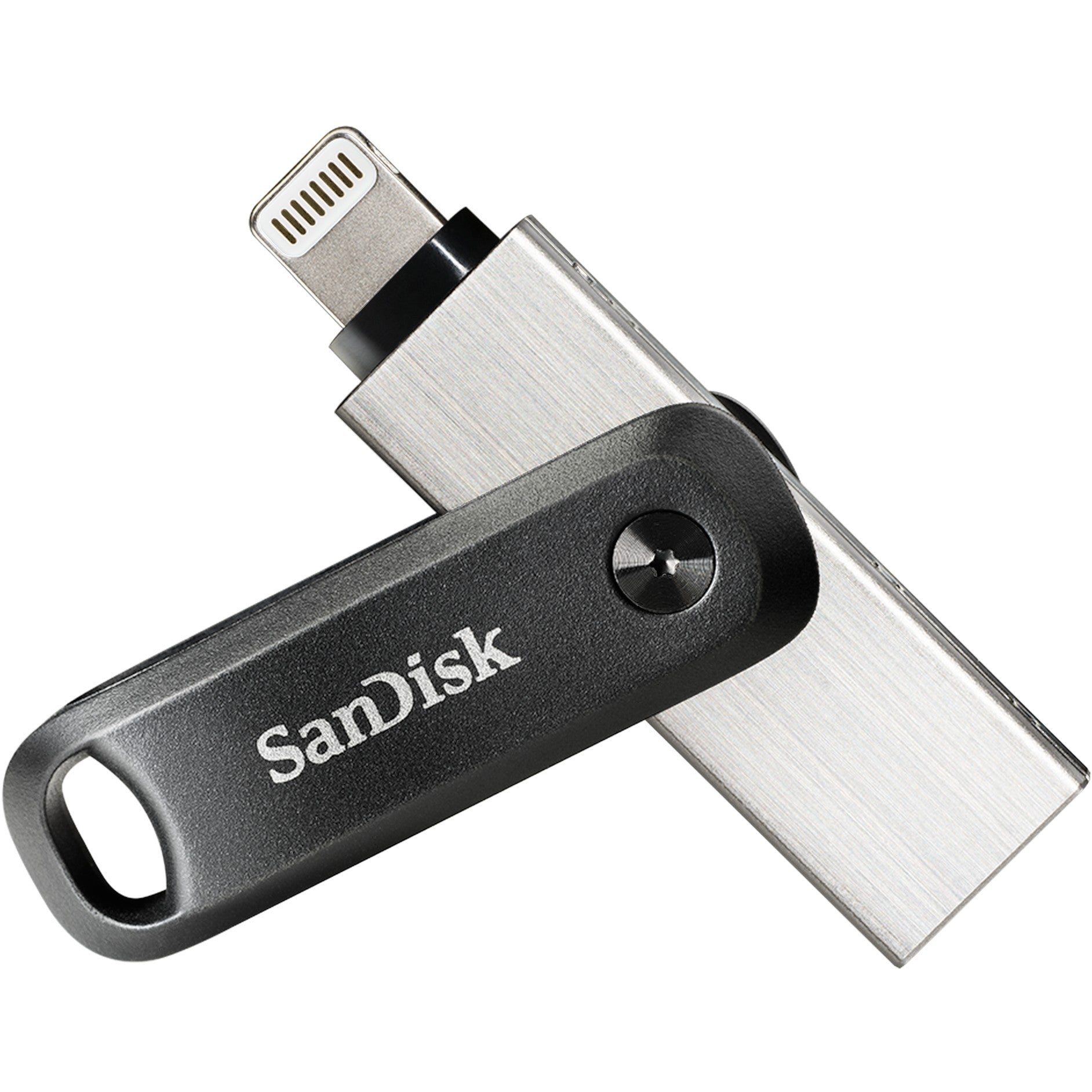 USB-STICK 128GB USB 3.1 SanDisk iXpand Go Apple Lightning black/silver