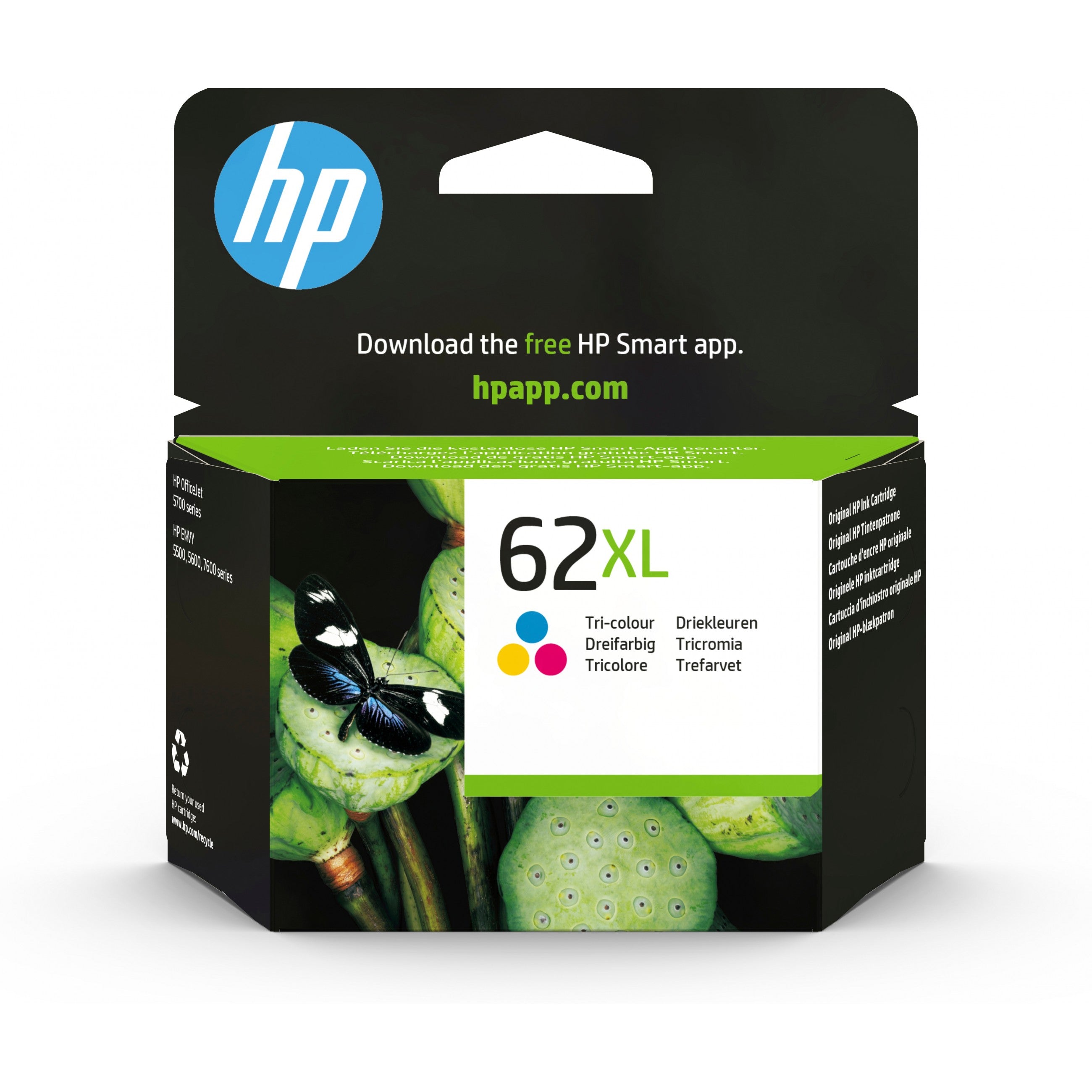 HP Druckerpatrone Tintenpatrone 62XL C2P07AE farbig