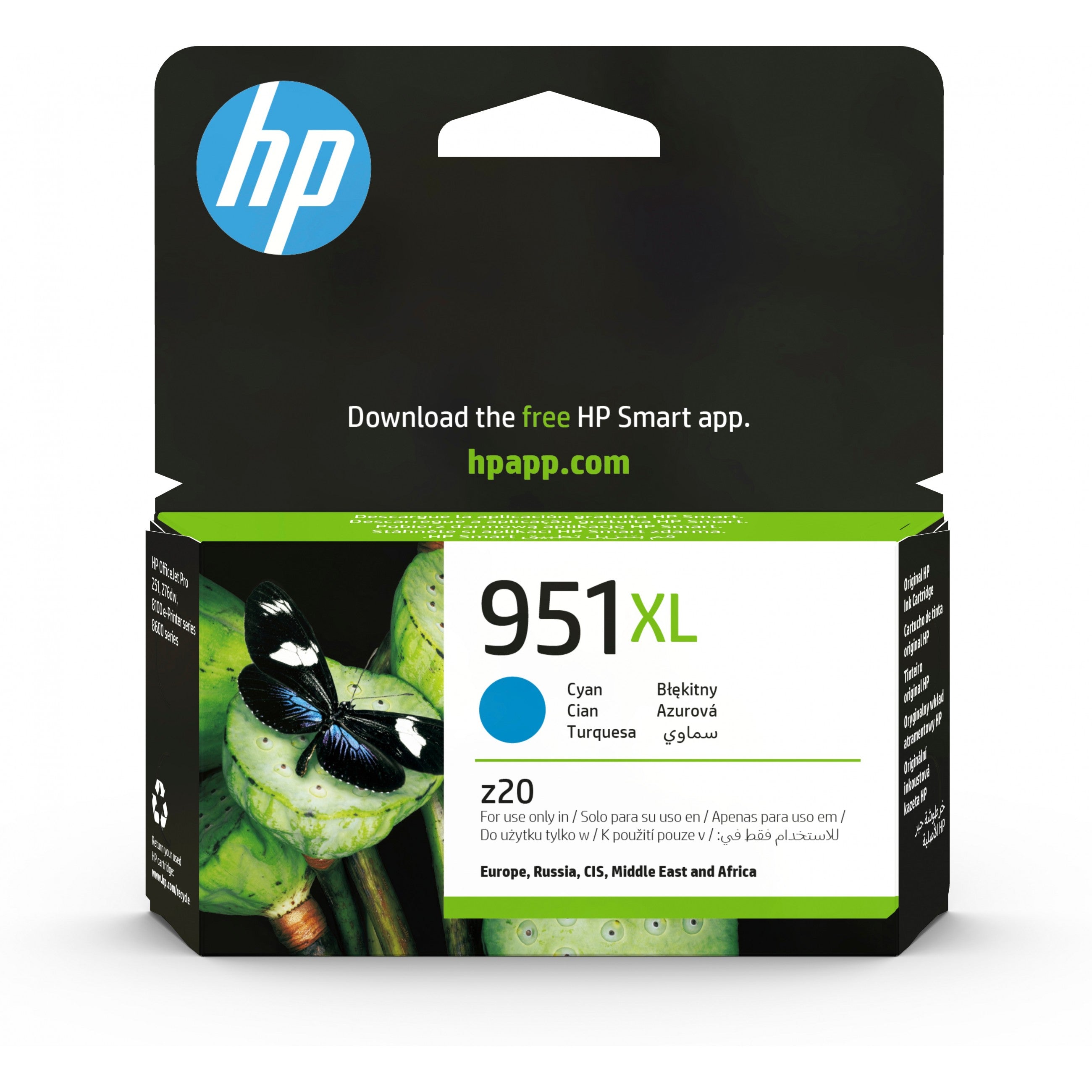 HP Druckerpatrone Tintenpatrone 951XL CN046AE Cyan