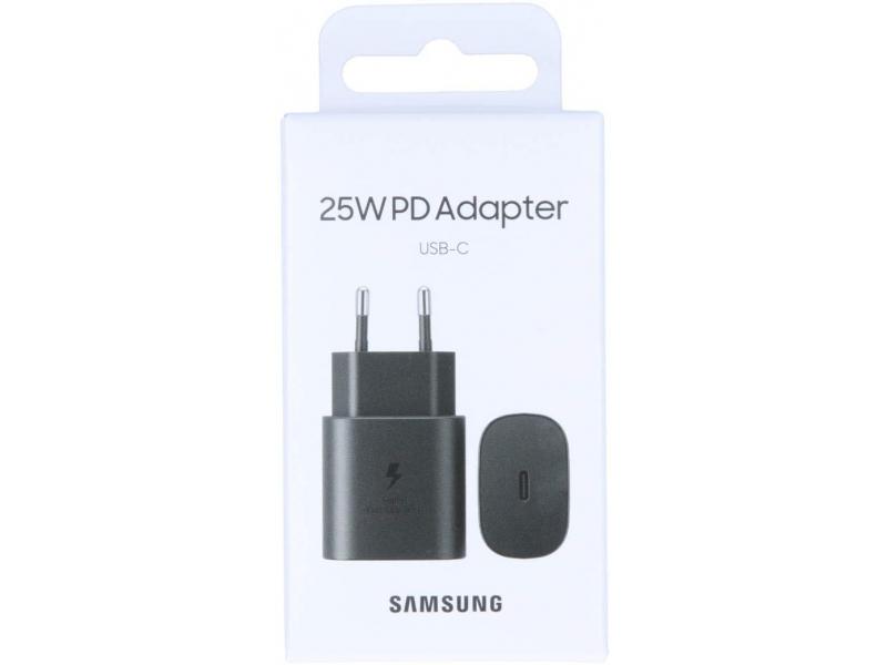 Samsung 25W Schnell Ladegerät AC Charger Super Fast Schwarz EP-TA800 USB-C