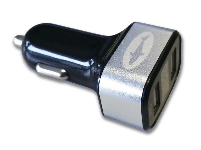 Reekin USB Dual CAR Charger 3.1A (mit Ampere Anzeige)