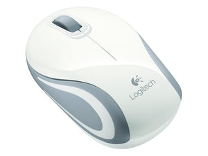 Mouse Logitech Wireless Mini Mouse M187 White 910-002735