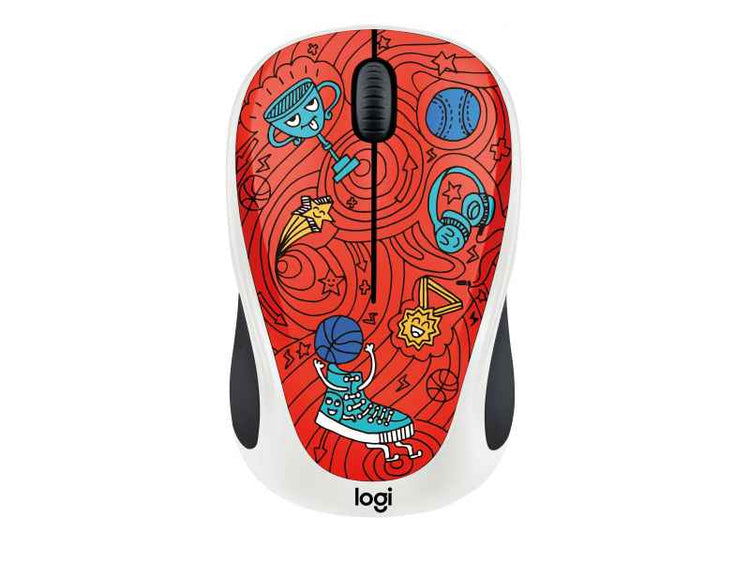 Logitech M238 RF Wireless Optisch 1000DPI Ambidextrös Multi Maus 910-005054