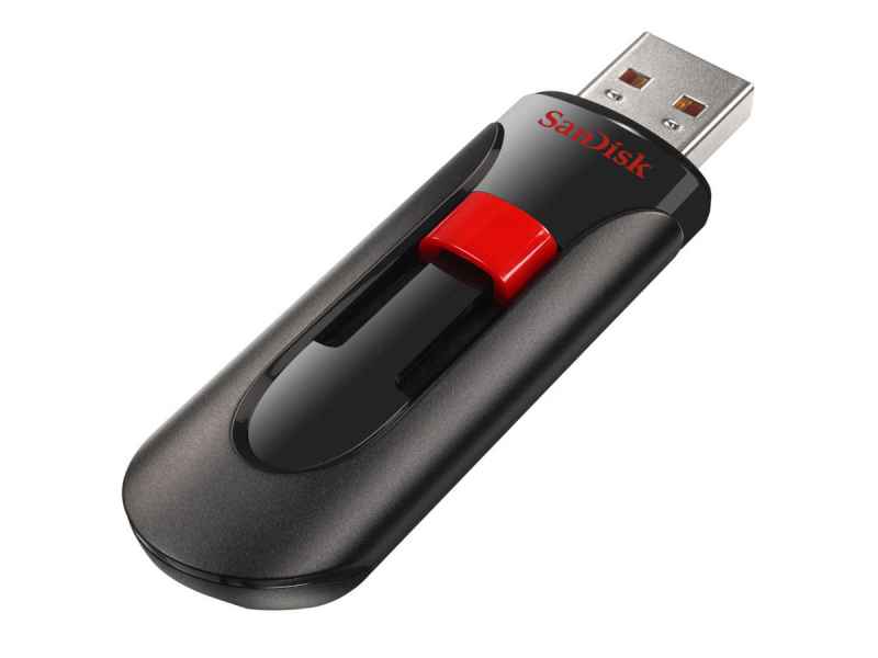 SanDisk Cruzer Glide 32GB USB 2.0 Capacity Schwarz - Rot USB-Stick SDCZ60-032G-B35
