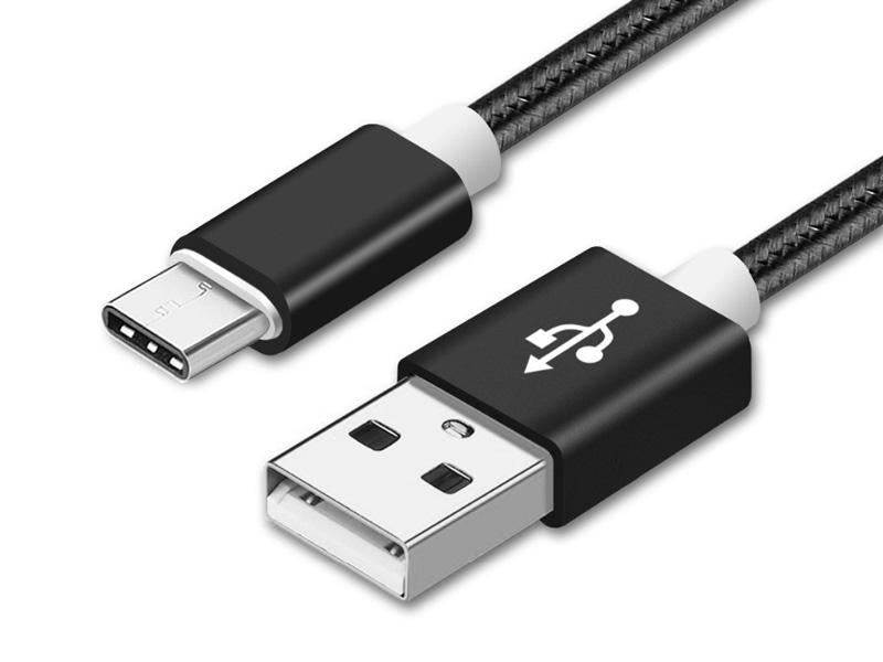 Reekin Kabel (USB-C) 1 Meter (Schwarz-Nylon)