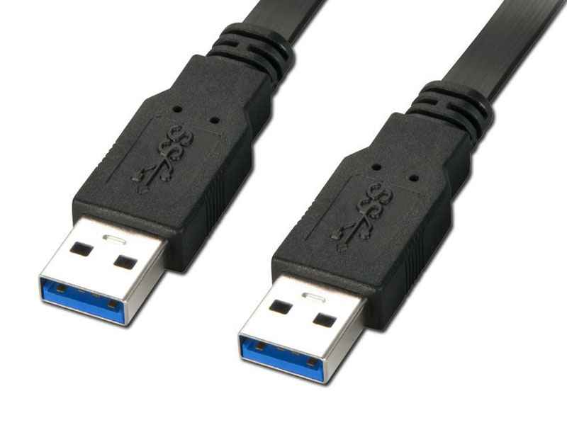 Reekin USB 3.0 Kabel - Male-Male - 1 0 Meter (Schwarz)