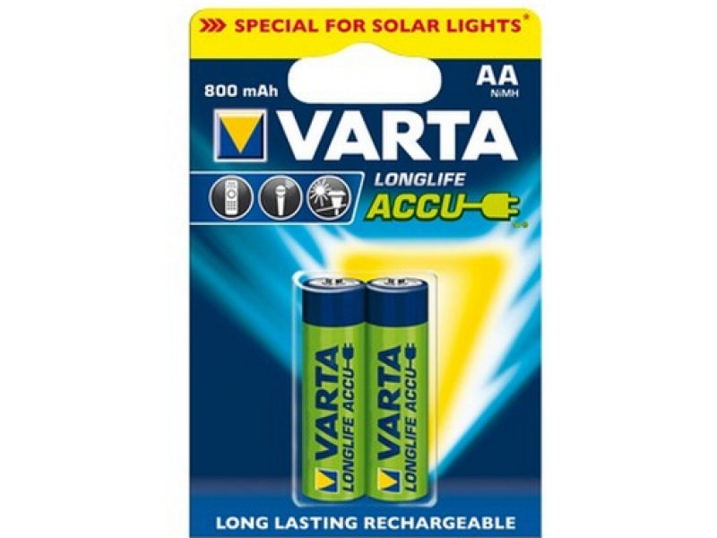 Varta Akku NiMH Mignon AA 800mAh Solar (2er Pack) 56736 101 402