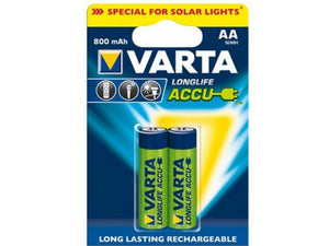 Varta Akku NiMH Mignon AA 800mAh Solar (2er Pack) 56736 101 402