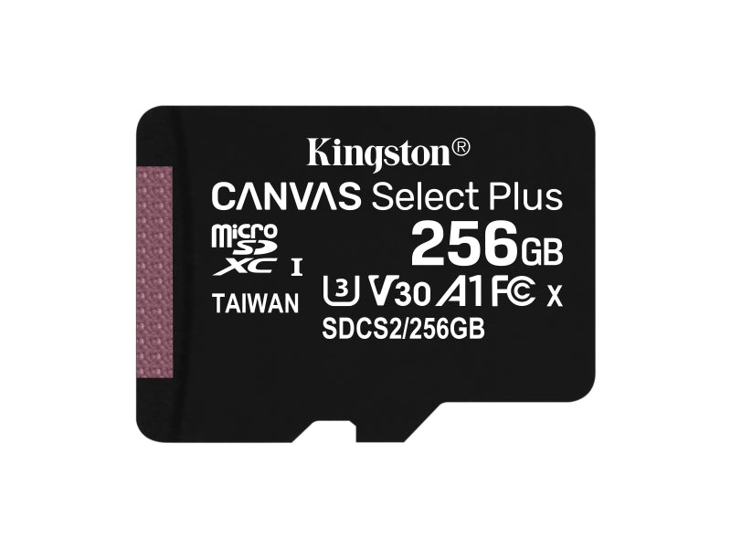 Kingston MicroSDXC 256GB +Adapter Canvas Select Plus SDCS2/256GB