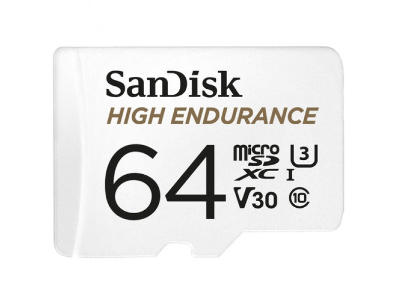 64 GB MicroSDXC SANDISK High Endurance R100/W40 - SDSQQNR-064G-GN6IA