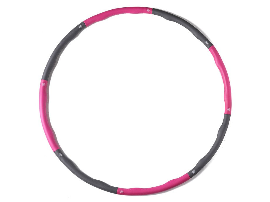 Foam Hula Hoop 95cm (Pink-Grau) 8-teilig