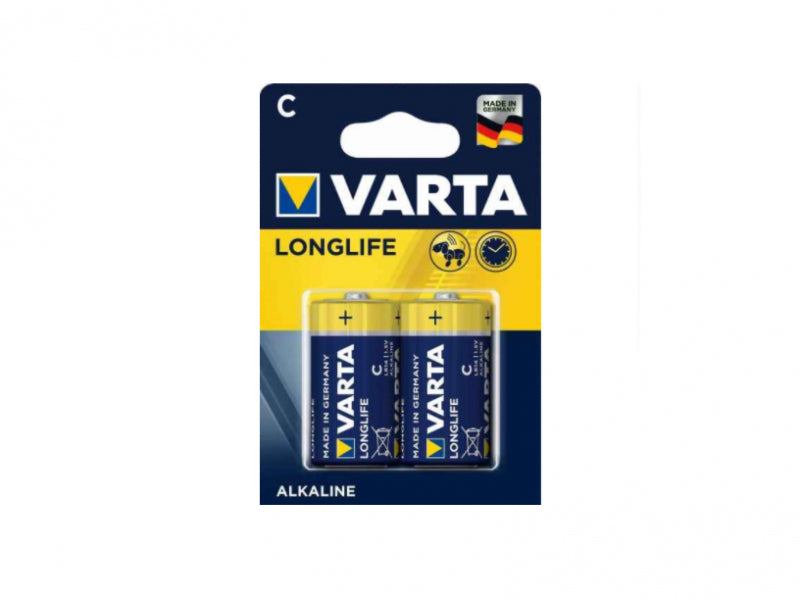 Varta Batterie Longlife Alkaline  Baby C  LR14  1.5V Blister (2-Pack)