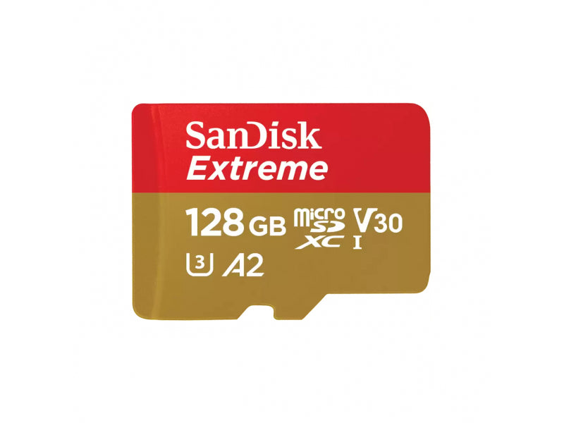 SanDisk Extreme microSDXC Card 128GB SDSQXAA-128G-GN6GN