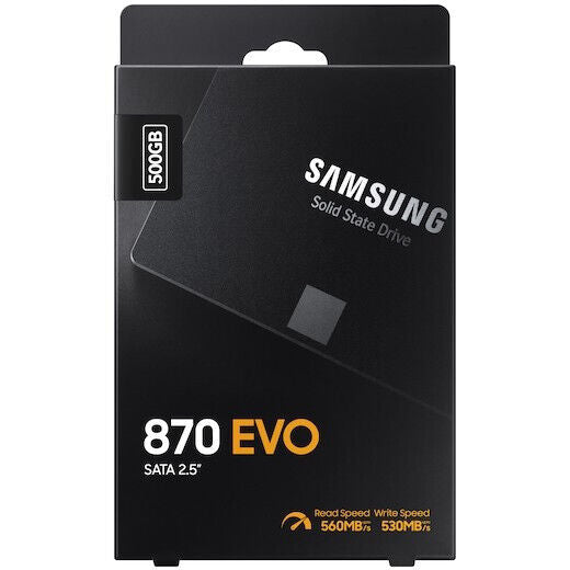 500GB SAMSUNG 870 EVO Interne SSD Festplatte 500 GB 2.5 Zoll SATA 3D
