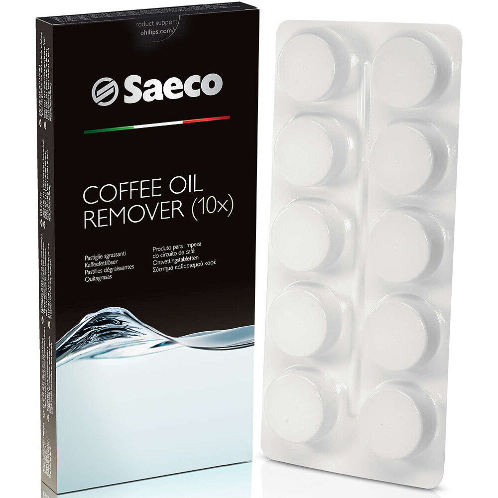 Saeco Kaffeefettlösende 10 Tabletten für Kaffe Vollautomaten Saeco CA6704/99