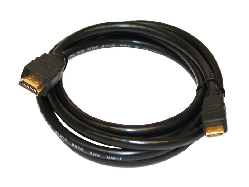Reekin HDMI auf Mini-HDMI Kabel - 2 0 Meter (High Speed with Ethernet)